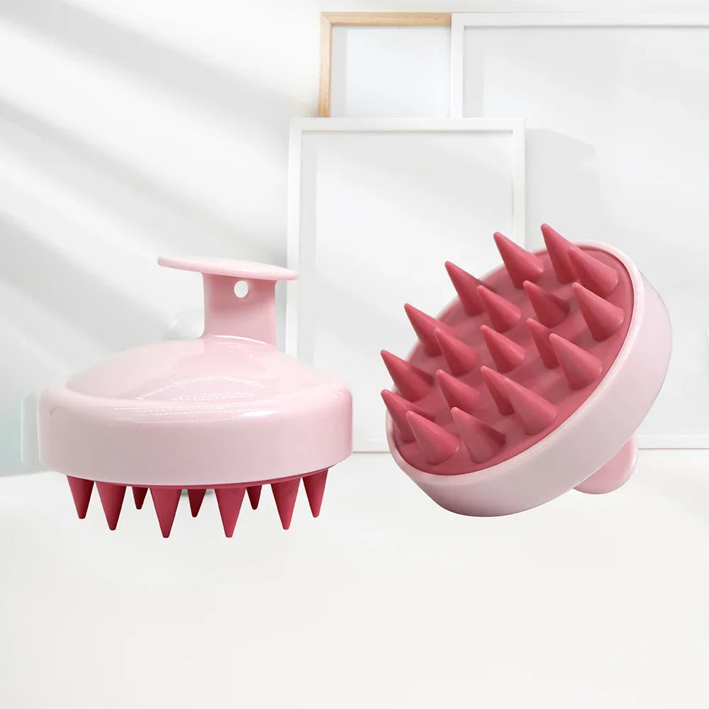 Verdantra™ Silicone Shampoo Brush Head Scalp Massage