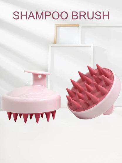 Verdantra™ Silicone Shampoo Brush Head Scalp Massage