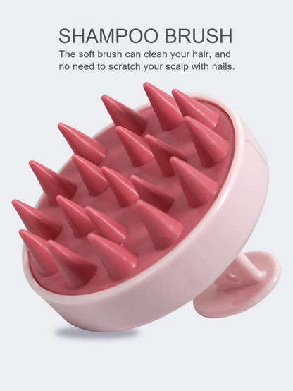 Verdantra™ Silicone Shampoo Brush Head Scalp Massage