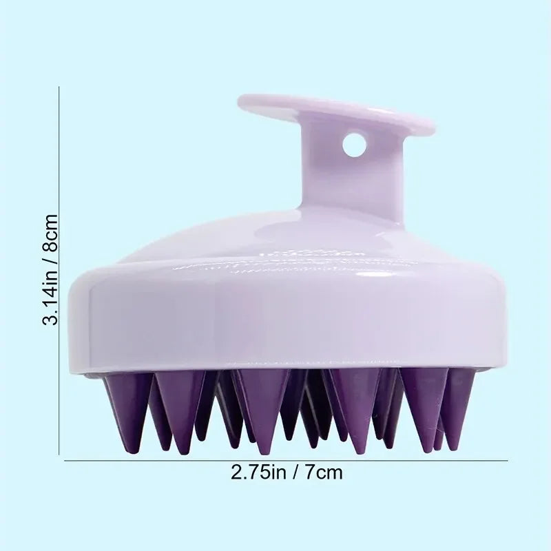 Verdantra™ Silicone Shampoo Brush Head Scalp Massage