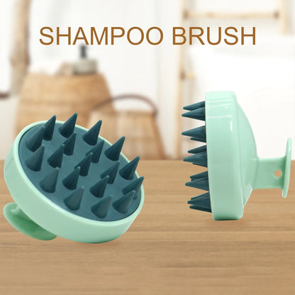 Verdantra™ Silicone Shampoo Brush Head Scalp Massage