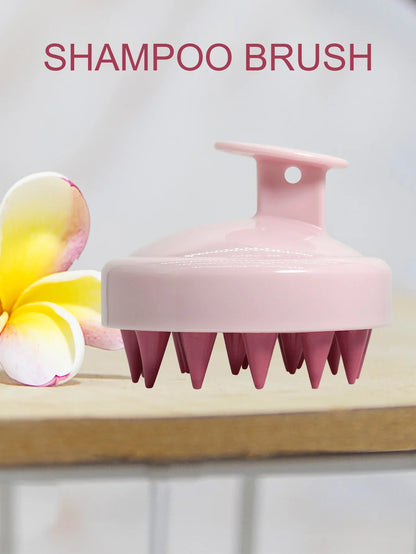 Verdantra™ Silicone Shampoo Brush Head Scalp Massage